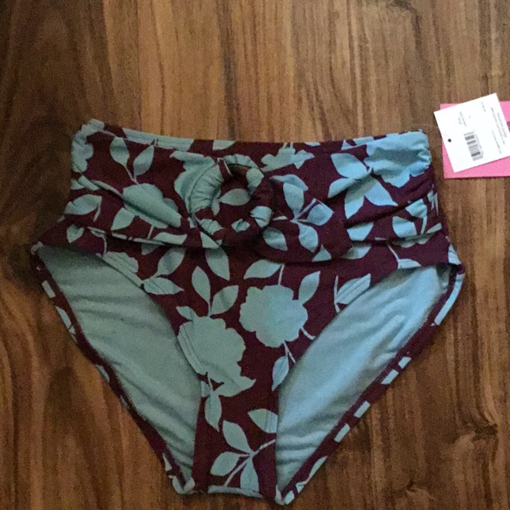 Kate Spade Cabernet Swim Botton size XS
